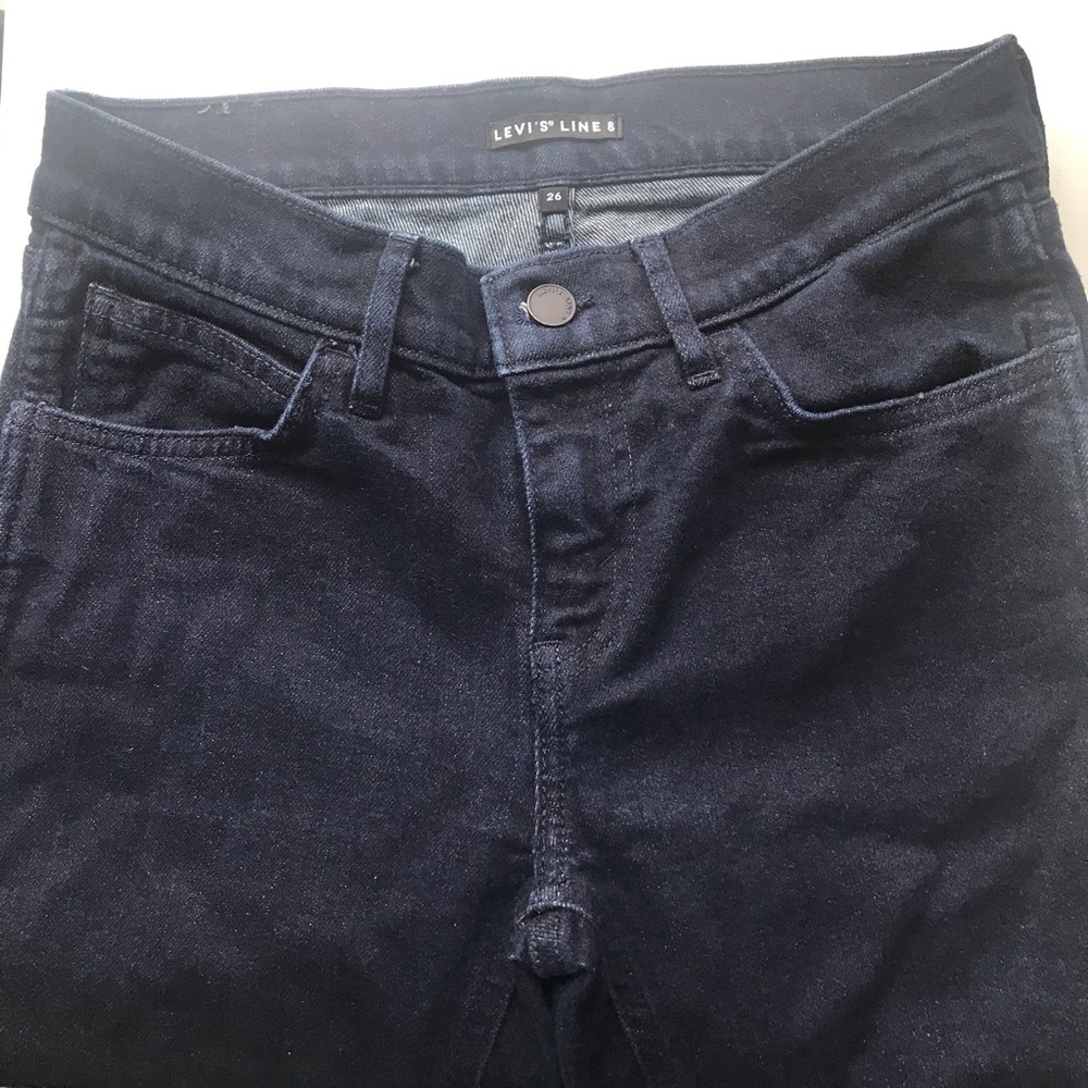 Levi’s Line 8 exclusive skinny jeans dark wash